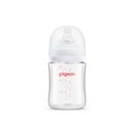 Biberón de Vidrio SoftTouch Peristáltico de 240 mL 8 oz para Bebé de 3 a 6 Meses