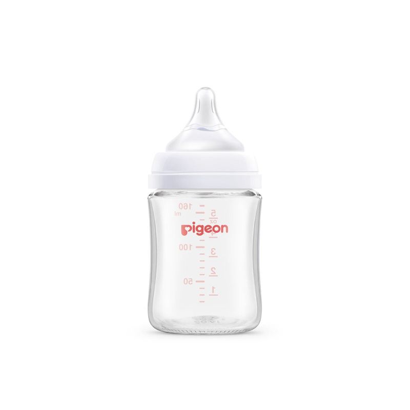 Biberón de Vidrio SoftTouch Peristáltico de 240 mL 8 oz para Bebé de 3 a 6 Meses