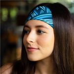 Banda para Cabeza Transpirable con Estampado de Jade de 24 Cm