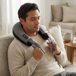 Masajeador de Cuello con Calor y Vibración para Relajación Muscular