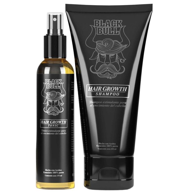 Kit para Crecimiento Capilar Hair Growth con Shampoo 250 mL y Tónico Capilar 175 mL