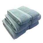 Toalla de Baño de Algodón 72 x 137 cm Color Celeste