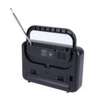 Radio Portátil Analógico con AM-FM Color Negro