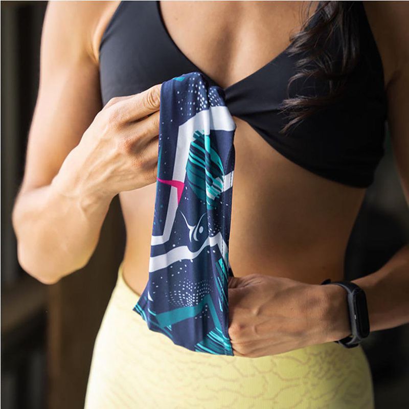 Banda para Cabeza Transpirable con Estampado Galáctico de 24 Cm