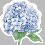 Set de 20 Servilletas 33 x 33 cm Diseño Hortensia Azul