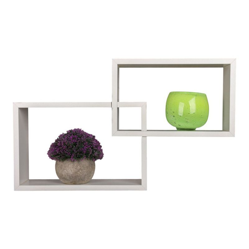 Repisas Intercaladas Decorativas Color Blanco