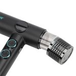 Secadora Profesional de 1600 a 1900 W con 3 Boquillas, Pantalla LED y Motor BLDC Color Negro