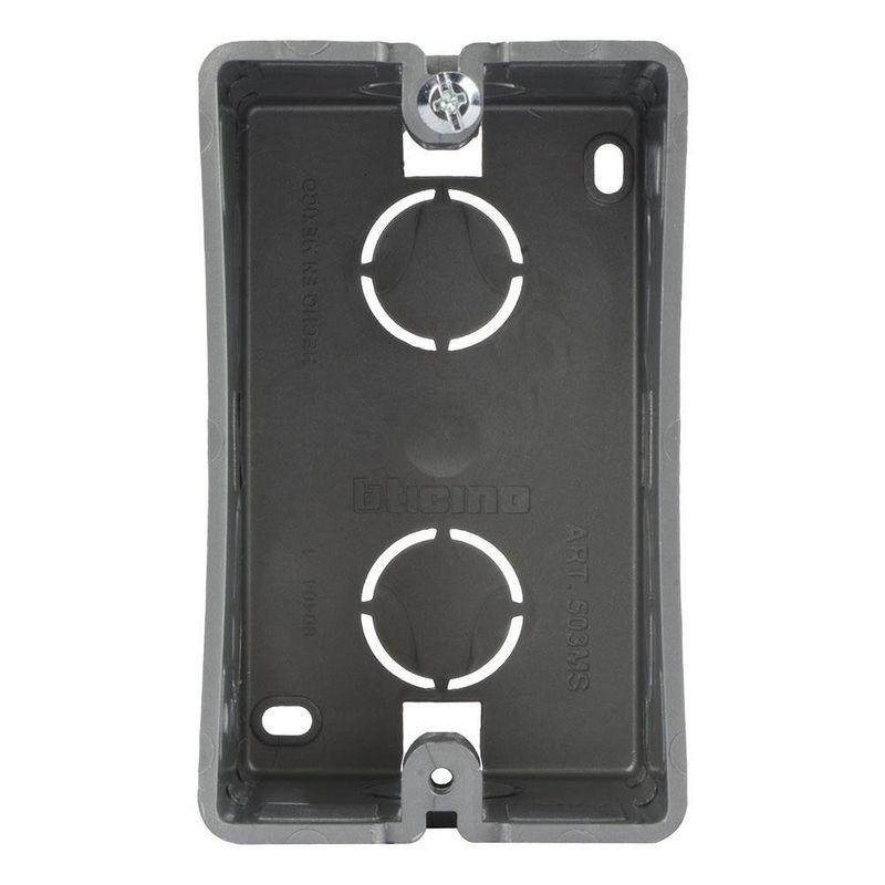 Caja Eléctrica Empotrable Rectangular Plástica 2 x 4 Plg
