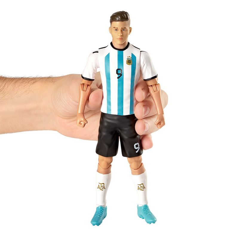 Figura de Acción Articulada Julian Alvarez Argentina 20 cm
