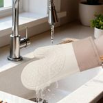 Guante de Silicón para Cocina y Horno de 30 x 19 cm Color Beige