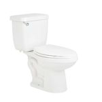 Inodoro Alto Imperial de 2 Piezas Color Blanco