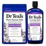 Kit Dr Teal’s Soothe & Sleep Lavanda con Sal Epsom y Espuma para Baño