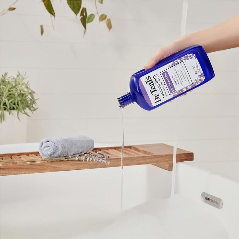 Kit Dr Teal’s Soothe & Sleep Lavanda con Sal Epsom y Espuma para Baño