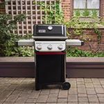 Churrasquera a Gas Spirit E-310 de 3 Quemadores 24,000 BTU Negro