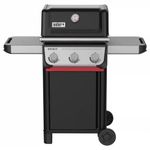 Churrasquera a Gas Spirit E-310 de 3 Quemadores 24,000 BTU Negro