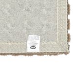 Alfombra Tipo Yute 90 x 150 cm para Interior Color Beige