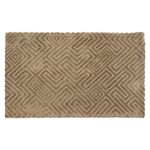 Alfombra Tipo Yute 90 x 150 cm para Interior Color Beige