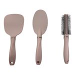 Set de Cepillos para Cabello y Espejo de Mano Colores Surtidos