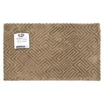 Alfombra Tipo Yute 90 x 150 cm para Interior Color Beige