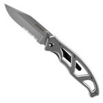 Navaja Gerber Plateada con Hoja de Acero Inoxidable Alto Carbono