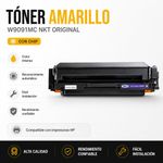 Tóner Original W9091MC con Chip para HP Color Amarillo