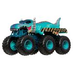 Set Hot Wheels Monster Trucks Sharks vs Dinos con 6 Vehículos