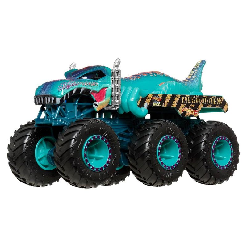 Set Hot Wheels Monster Trucks Sharks vs Dinos con 6 Vehículos