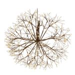 Esfera Luminosa de 40 cm con 576 Luces LED Blanca Cálida IP44