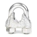Prensa para Cable de Acero 3/16" Acero Forjado Zincado