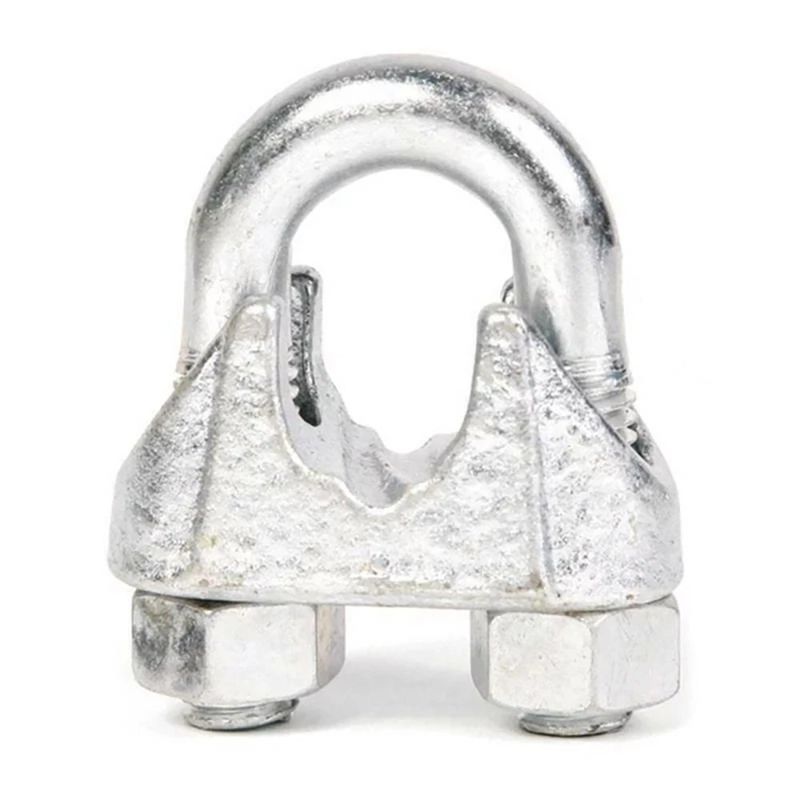 Prensa para Cable de Acero 3/16" Acero Forjado Zincado