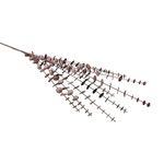 Rama Navideña de Eucalipto Rosa con Tallo para Arreglos de 100 cm