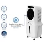 Enfriador de Aire Portátil 25 L con Control Remoto Color Blanco