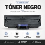 Tóner NKT W1105 de Alto Rendimiento con Chip Color Negro