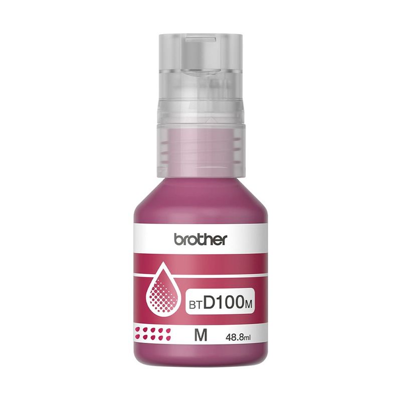 Tinta Brother BTD100M Original 48.8 ml para Impresora T230 Color Magenta