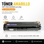 Tóner Original W2312A 215A con Chip para HP Color LaserJet Pro Color Amarillo