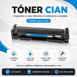 Tóner CF541A y CRG054C de Alto Rendimiento Color Cian