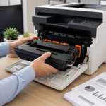 Cartucho de Tóner Láser Negro CF237A 37A Compatible con Impresoras HP LaserJet Enterprise