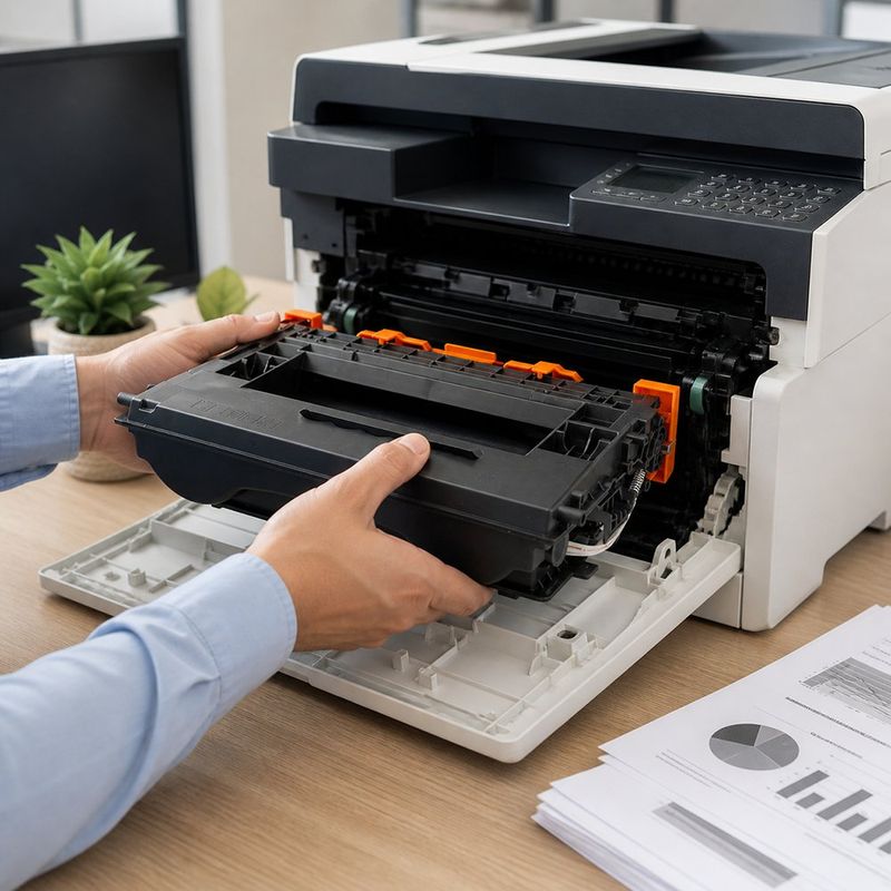 Cartucho de Tóner Láser Negro CF237A 37A Compatible con Impresoras HP LaserJet Enterprise