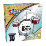 Batería Musical Infantil 7 piezas con Pedal y Banco