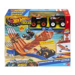 Pista Hot Wheels Con Lanzador de Carreras con 2 Vehículos