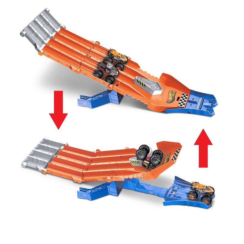 Pista Hot Wheels Con Lanzador de Carreras con 2 Vehículos