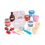 Set de Helados con Ingredientes Moldeables y Accesorios de Juguete