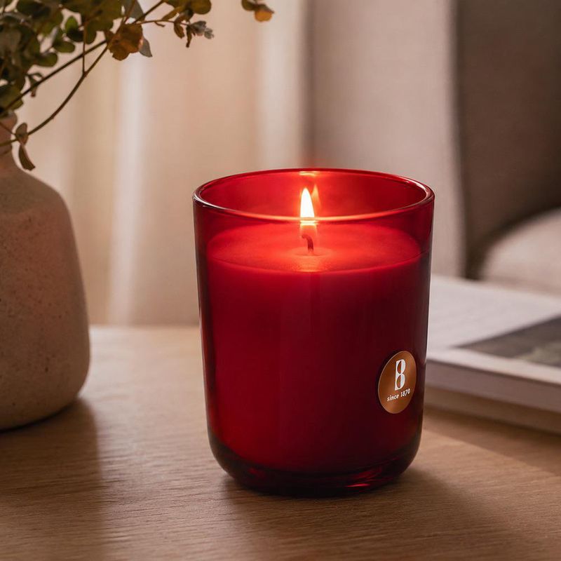 Vela Aromática Merry Moments en Vaso de Vidrio 80/73 mm Aroma Manzana Canela