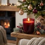 Vela Aromática Merry Moments en Vaso de Vidrio 80/73 mm Aroma Manzana Canela