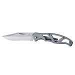 Navaja Mini Plateada con Hoja de Acero Inoxidable Alto Carbono