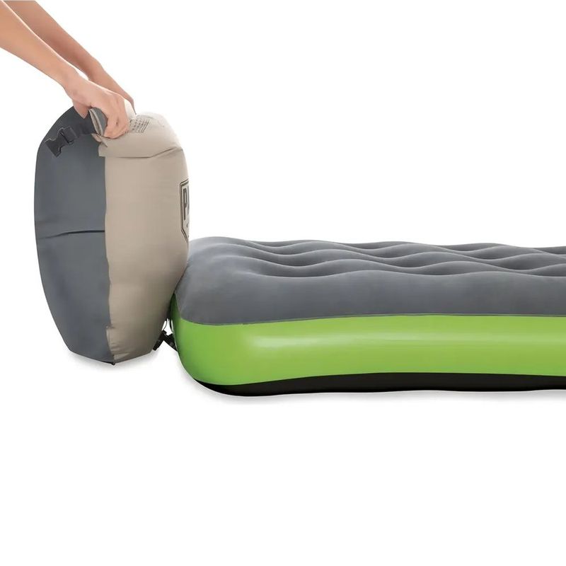 Colchón Inflable Individual Roll & Relax con Almohada Integrada 188x99x22 cm