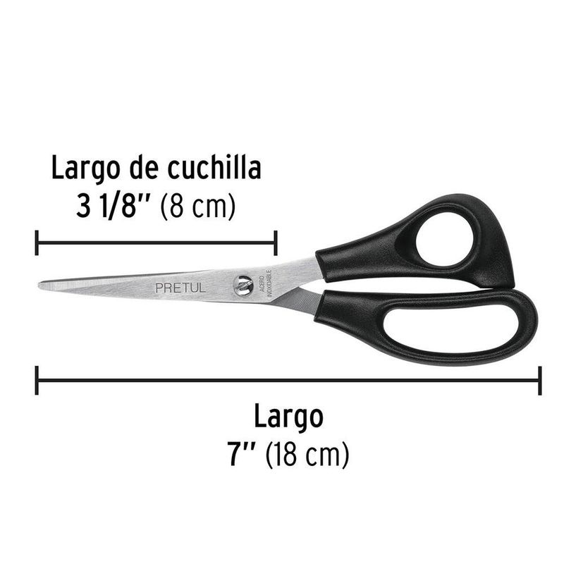 Tijera Multiusos de 7 plg para Casa y Oficina