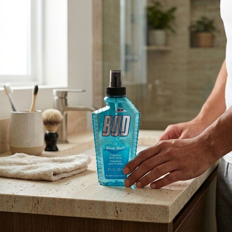 Splash Corporal Masculino Blue Surf Aroma Fresco de 236 mL Color Celeste