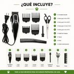 Set de Cortadora de Pelo para Perro de Acero Inoxidable Pet Grooming