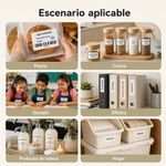 Etiquetadora Térmica Portátil B21 Bluetooth y USB-C para Etiquetas 0.8 a 2 Plg Crema